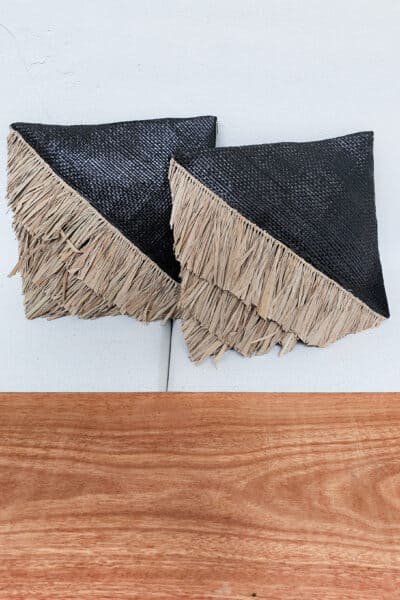 BAMBOO CUSHION BLACK
