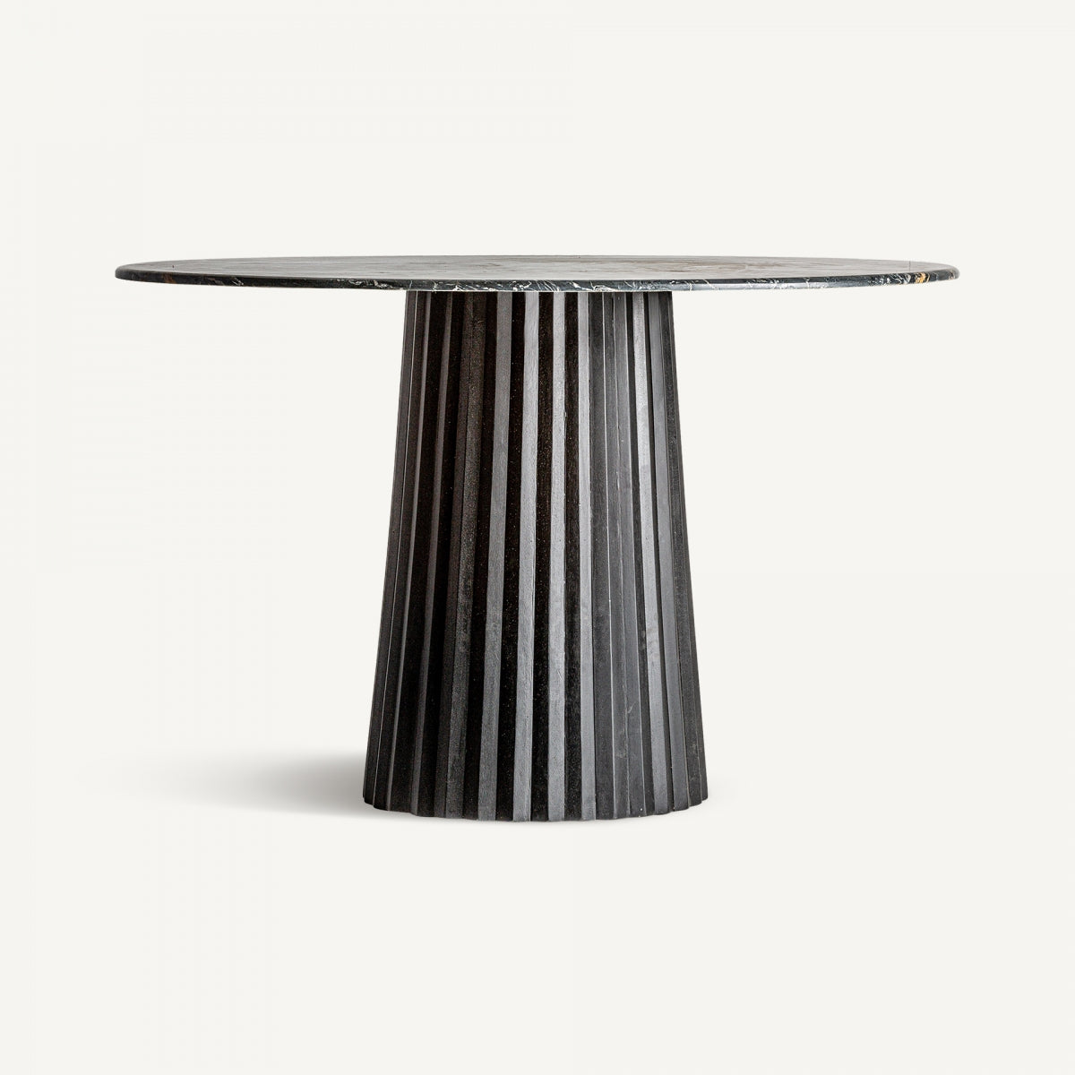 BLACK MARBLE DINING TABLE