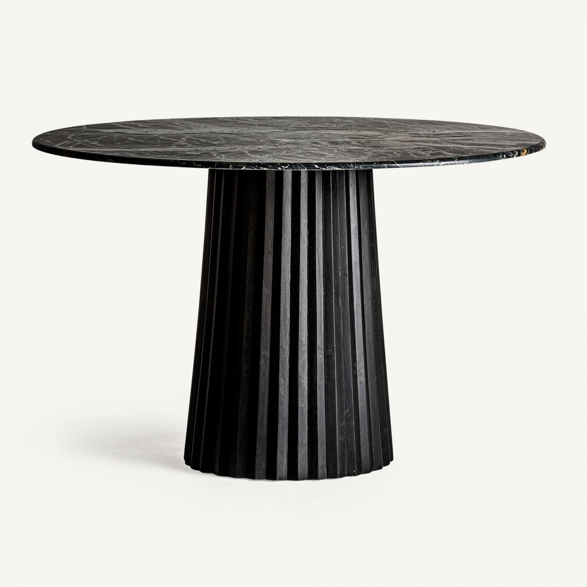 BLACK MARBLE DINING TABLE