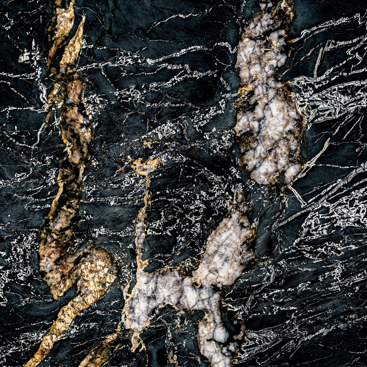 BLACK MARBLE DINING TABLE