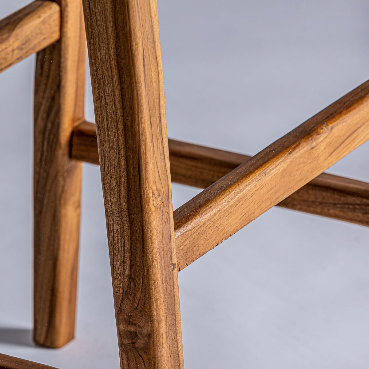 ROPE TEAK BAR CHAIR