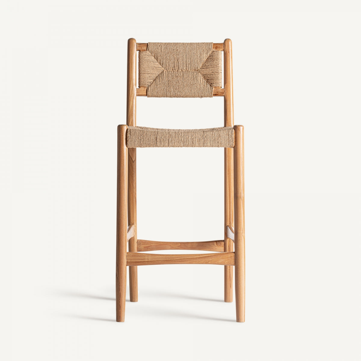 HEMP TEAK BAR CHAIR