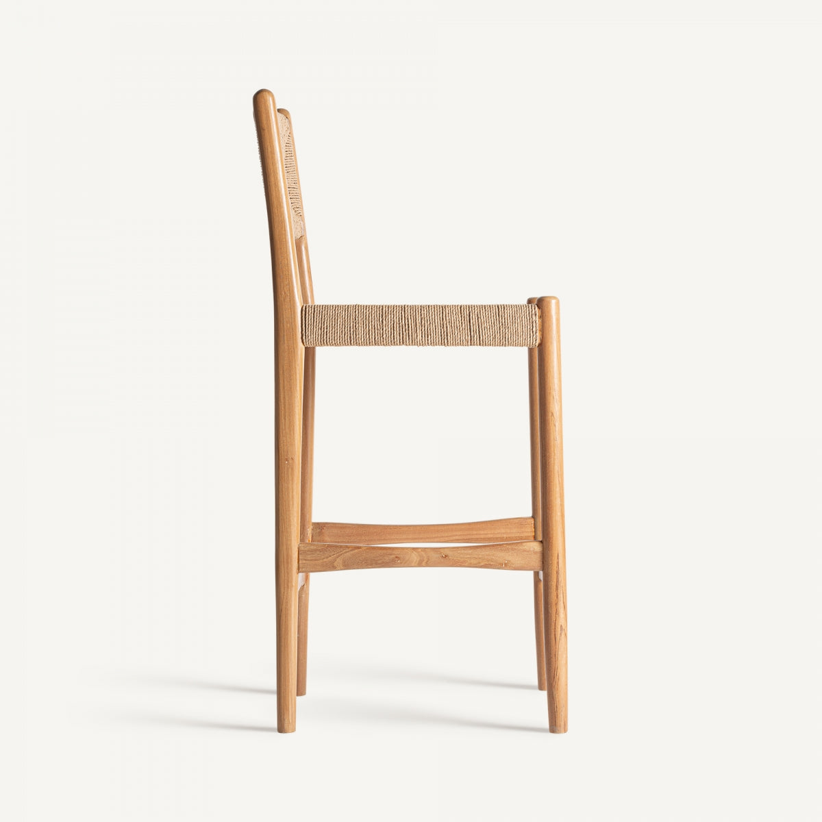 HEMP TEAK BAR CHAIR