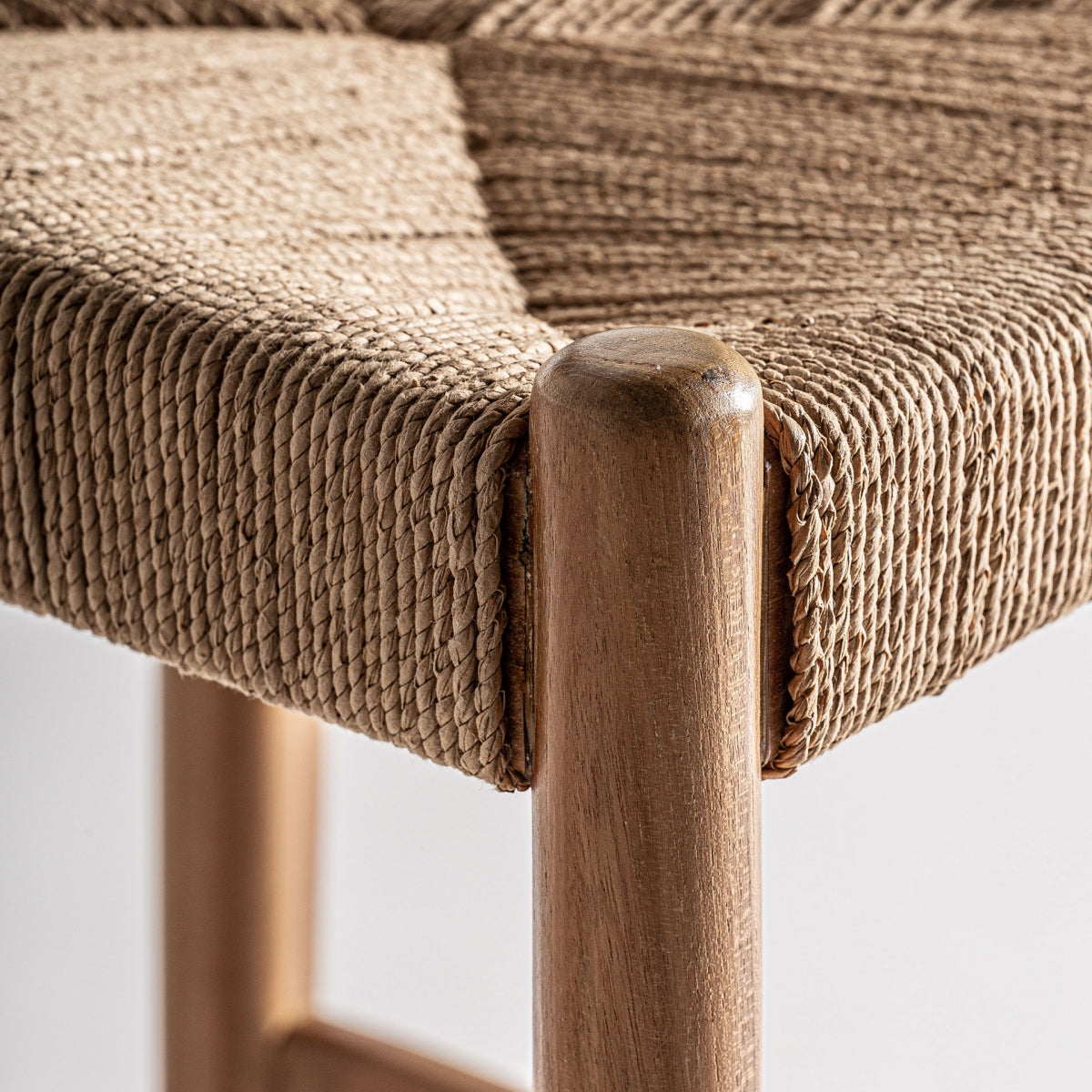 HEMP TEAK BAR CHAIR