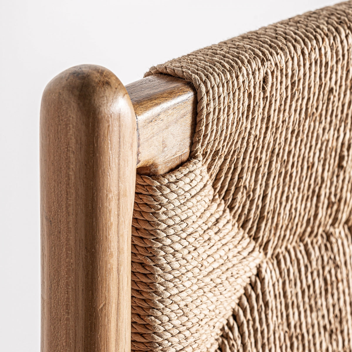 HEMP TEAK BAR CHAIR
