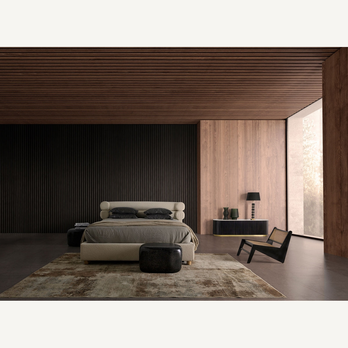 CHAIRI BOUCLE BED