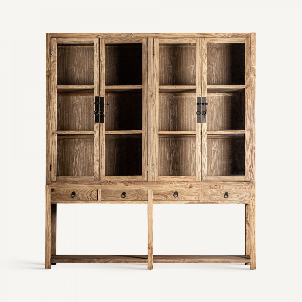 MAWGAN BROWN GLASS CABINET