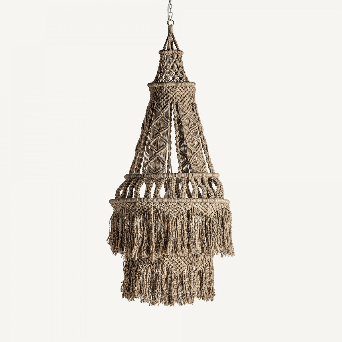MACRAME CEILING LAMP