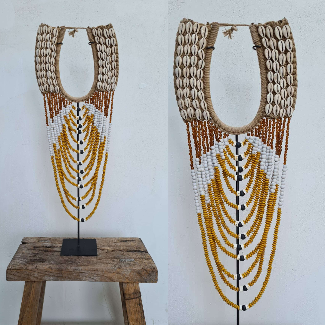 NECKLACE OCHER YELLOW