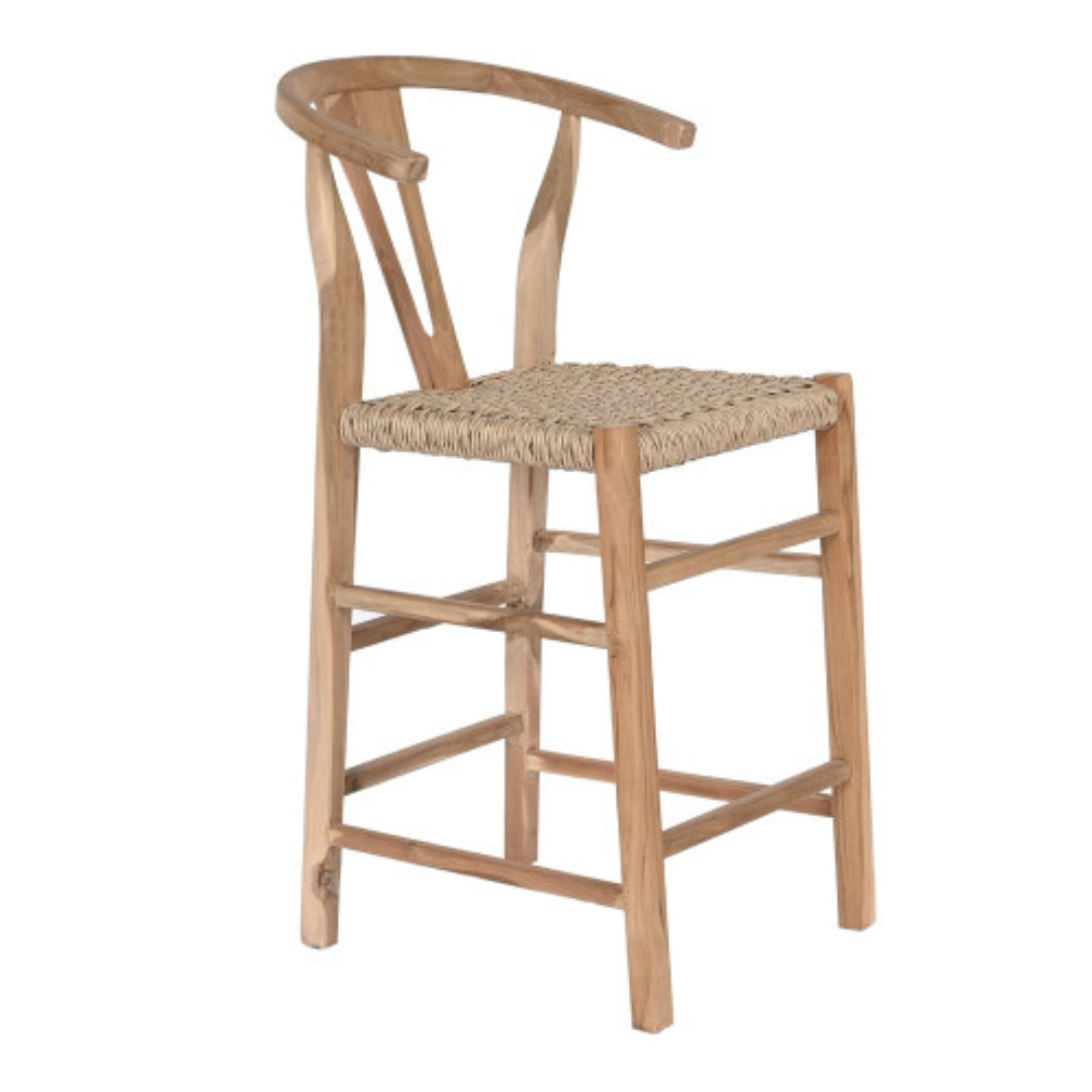 TEAK WOOD BAR CHAIR