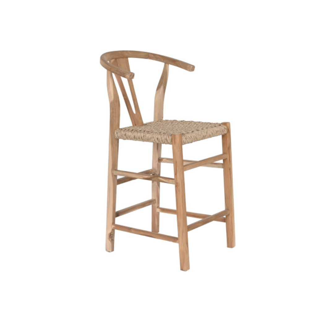 TEAK WOOD BAR CHAIR