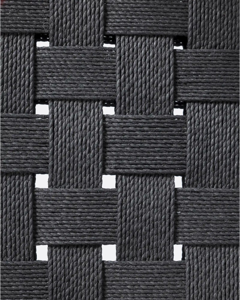 ВЪНШЕН СТОЛ ОТ ТИКОВА ДЪРВЕСИНА CORA В ЧЕРНО