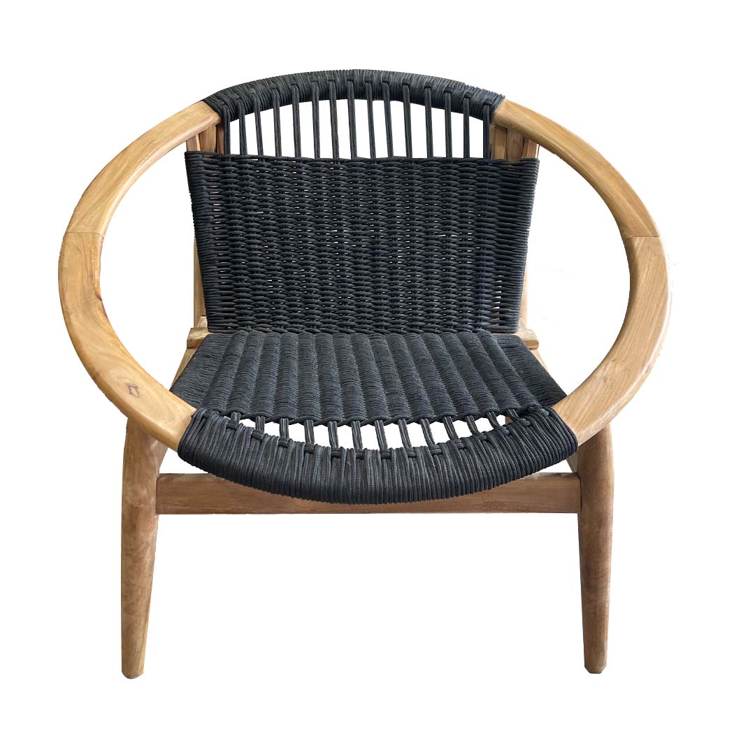 LOLA BLACK ARMCHAIR