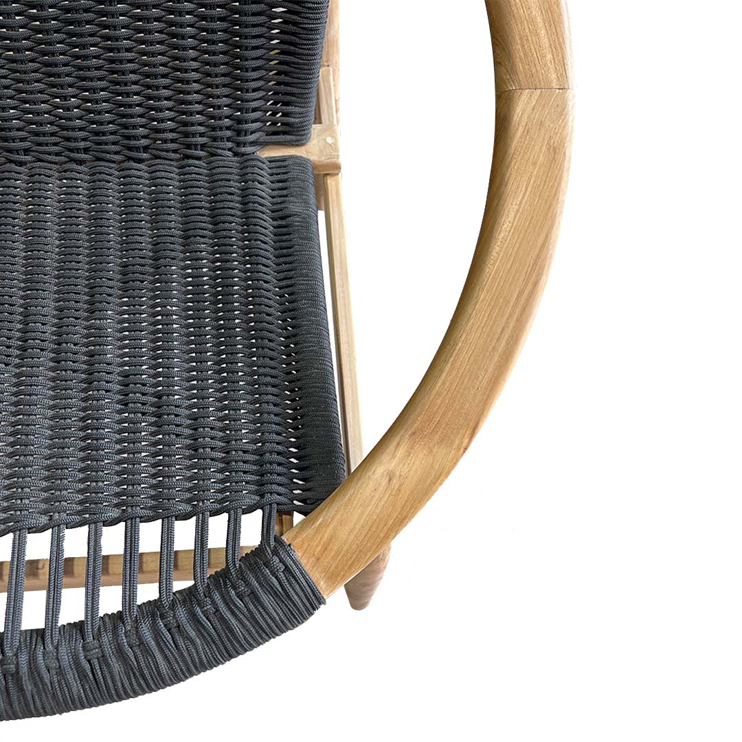 LOLA BLACK ARMCHAIR