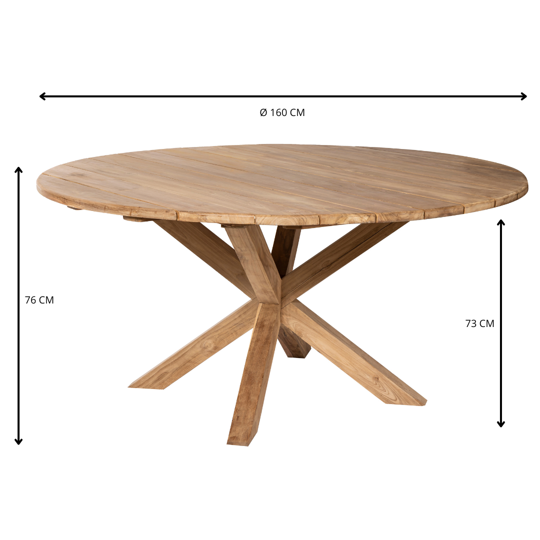 CORFU ROUND DINING TABLE