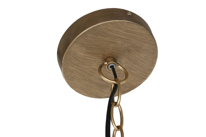 CEILING LAMP JUTE METAL*148