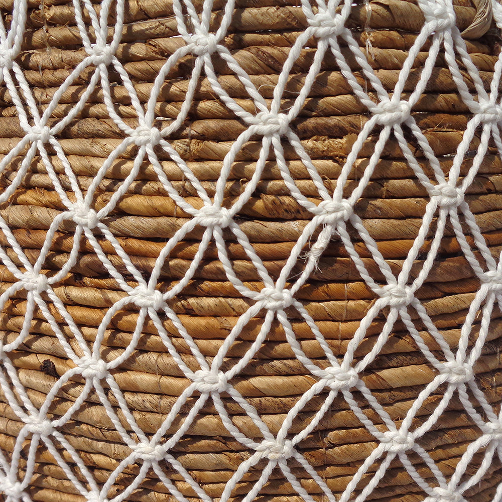 BANANA BASKET MACRAME SET*3