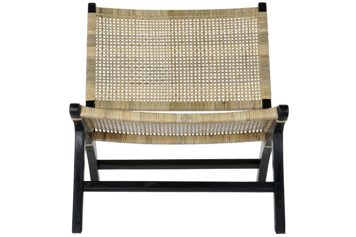 ARMCHAIR RATTAN/BLACK