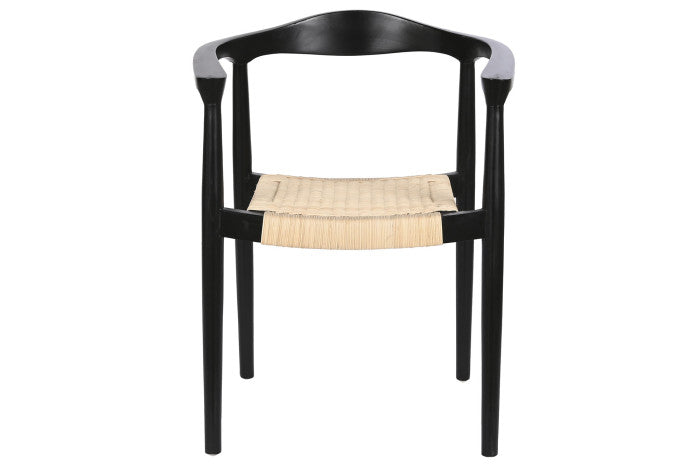 COMO TEAK CHAIR BLACK
