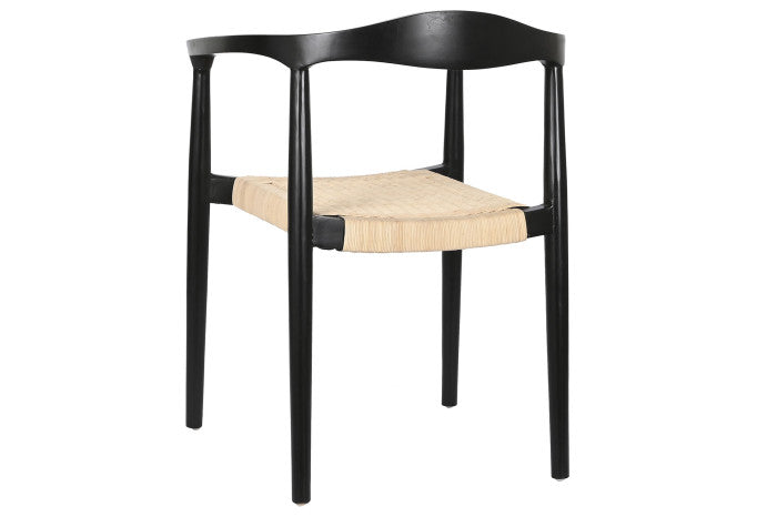 COMO TEAK CHAIR BLACK