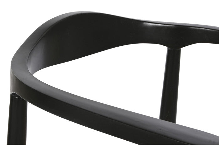 COMO TEAK CHAIR BLACK