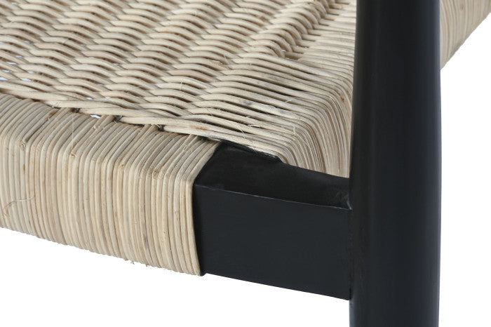 COMO TEAK CHAIR BLACK
