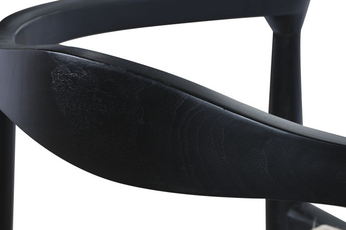 COMO TEAK CHAIR BLACK