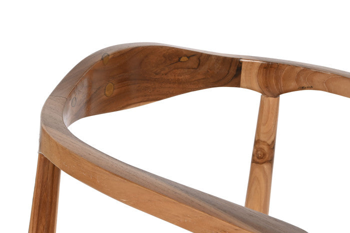 COMO TEAK CHAIR BROWN