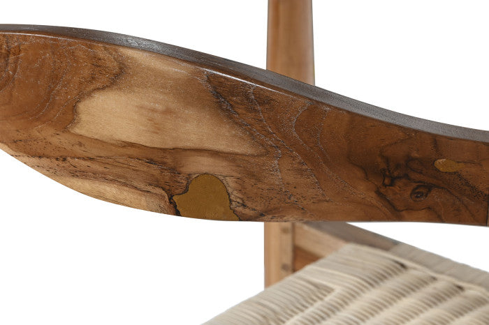 COMO TEAK CHAIR BROWN