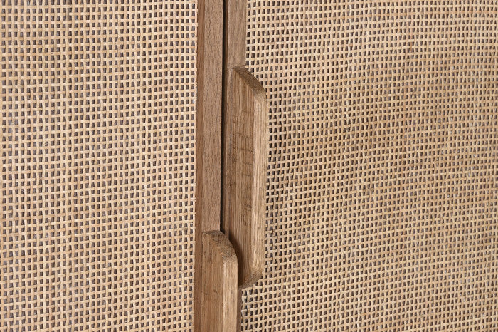 CLOSED OAK RATTAN