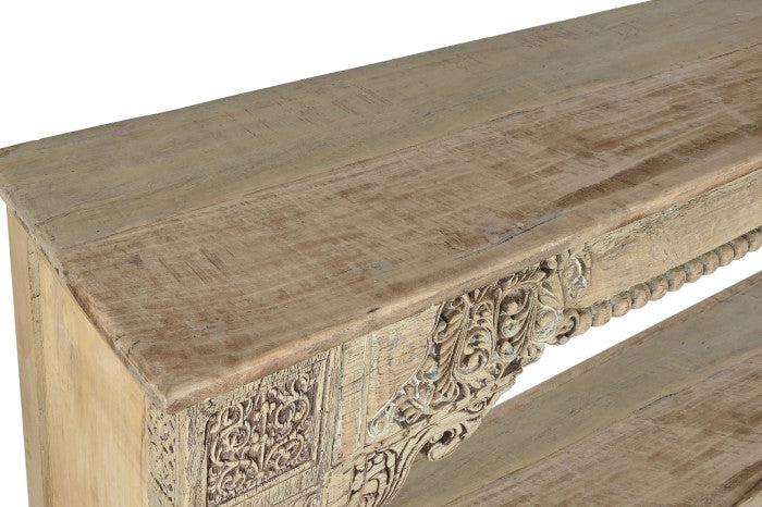CARVED WOOD INDI CONSOLE 184cm