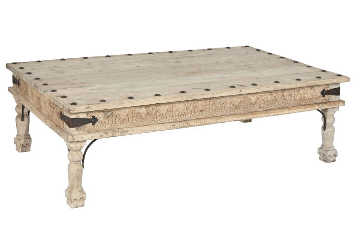COFFEE TABLE CARVED*150