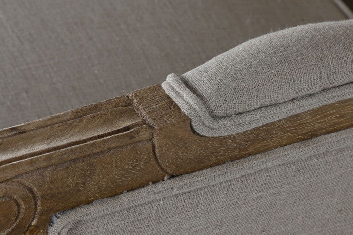 LOUIE XV LINEN ARMCHAIR