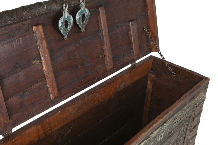 ANTIQUE INDIAN DOWRY CHEST
