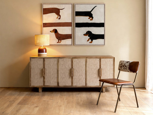 BUFFET MANGO RATTAN 183cm