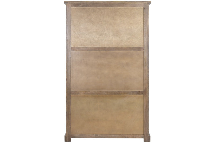 BOTTLE RACK FROM MANGO WOOD AND METAL