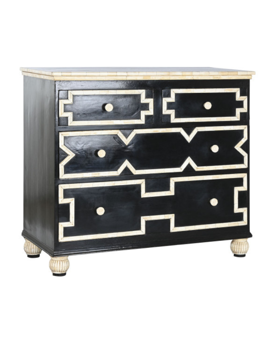 UNIQUE BONE CHEST OF DRAWERS