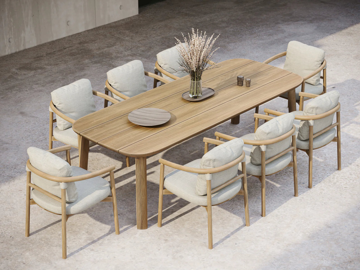 LYORA DINING SET FOR 8
