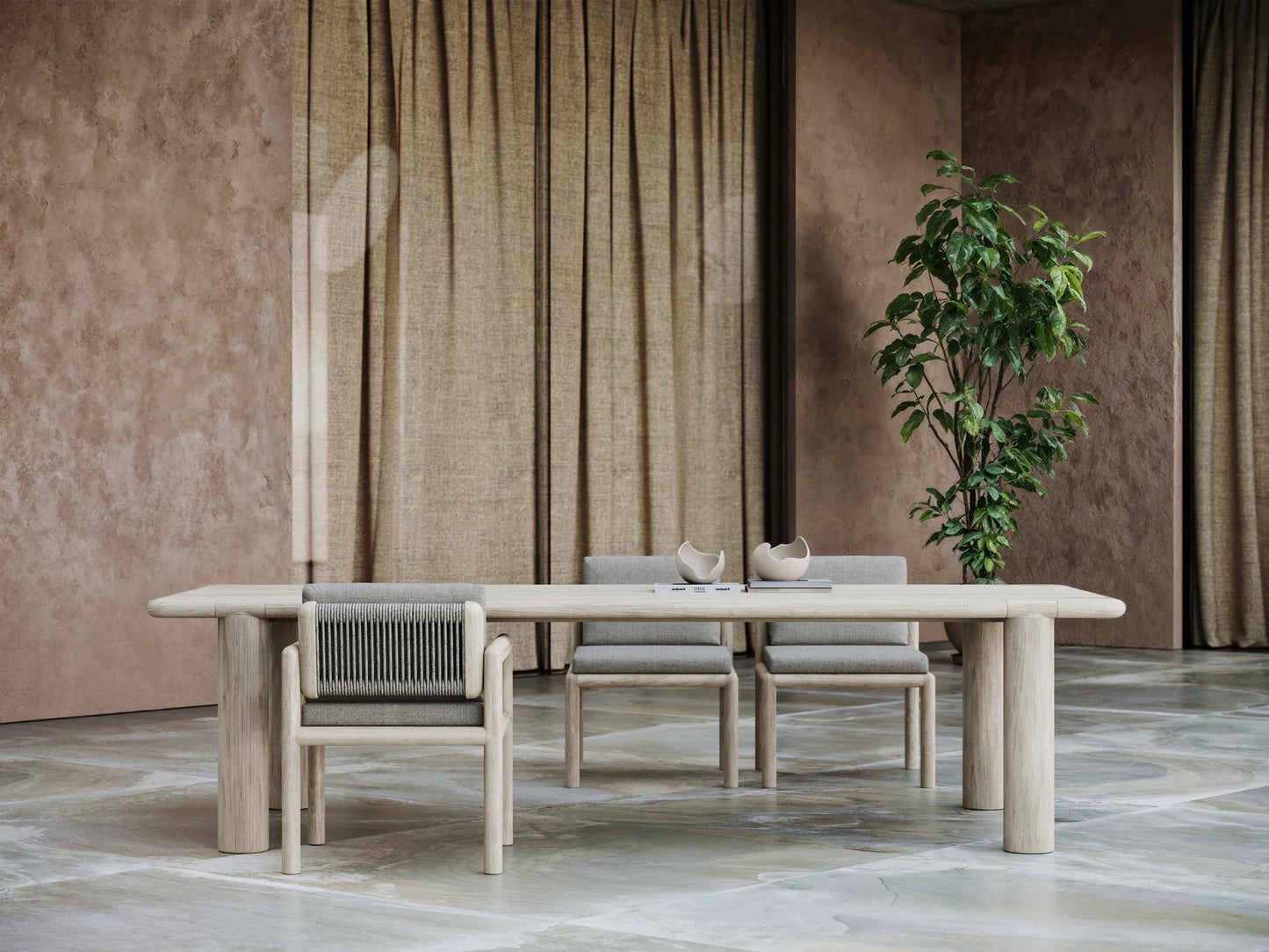 CALEO ASH DINING SET