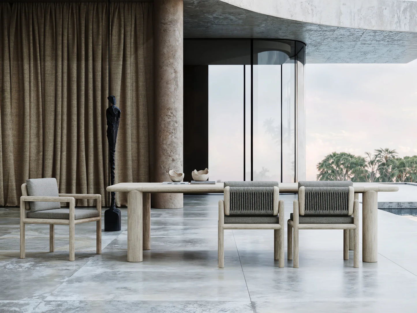 CALEO ASH DINING SET