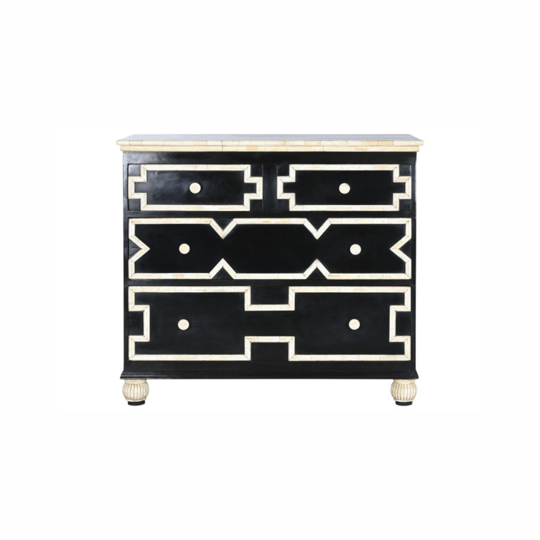 UNIQUE BONE CHEST OF DRAWERS