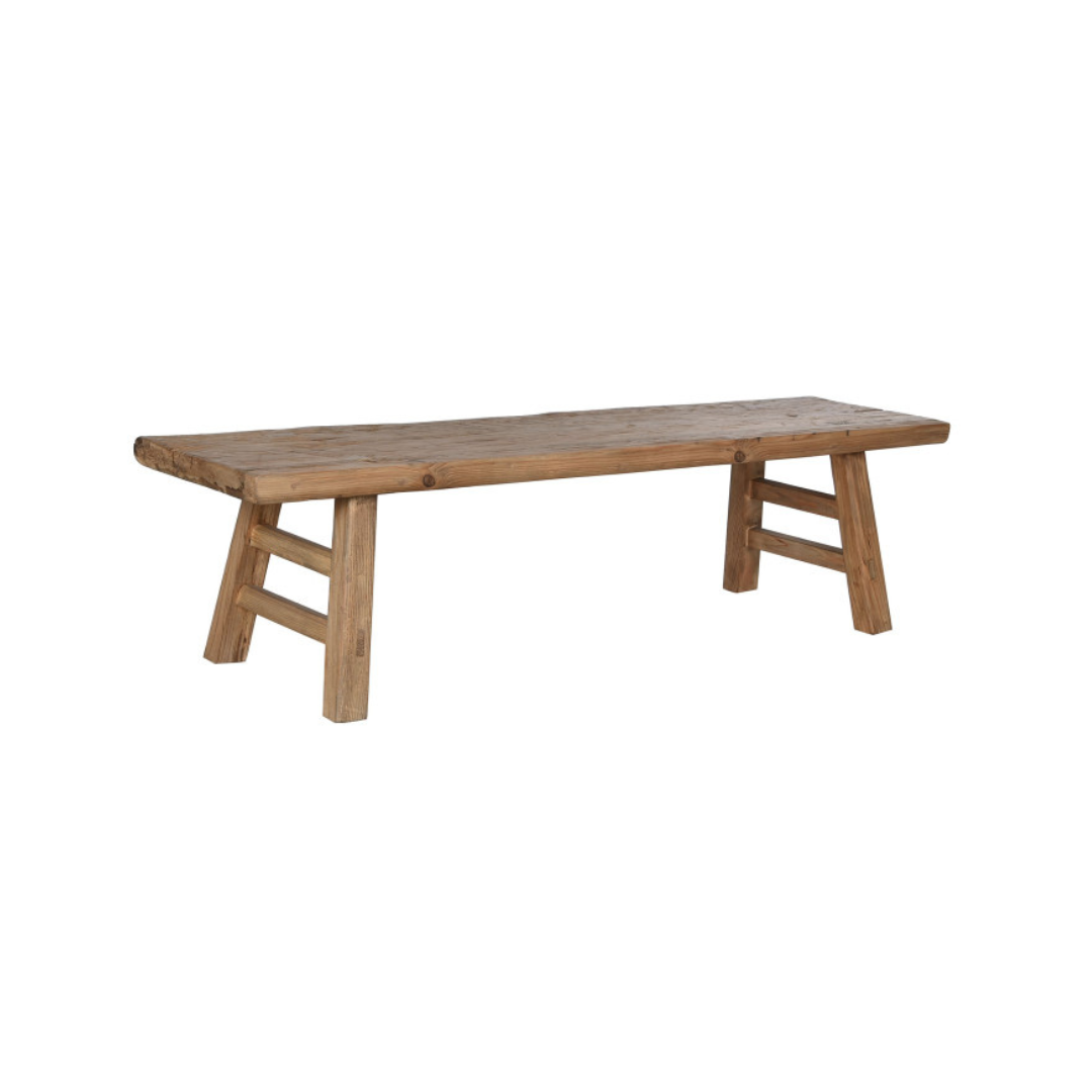 ELM WOOD COFFEE TABLE 167cm