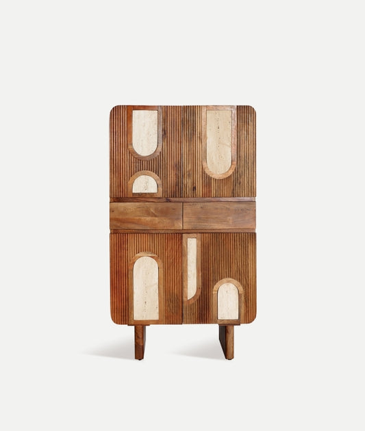 Гардероб от травертин и манго Кло