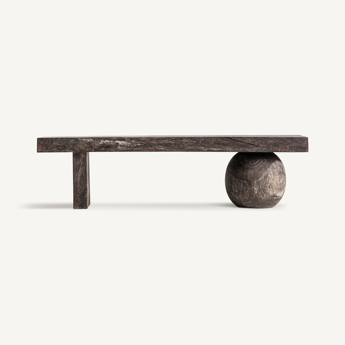 RUSTIC WOOD BENCH LAOEL 150cm