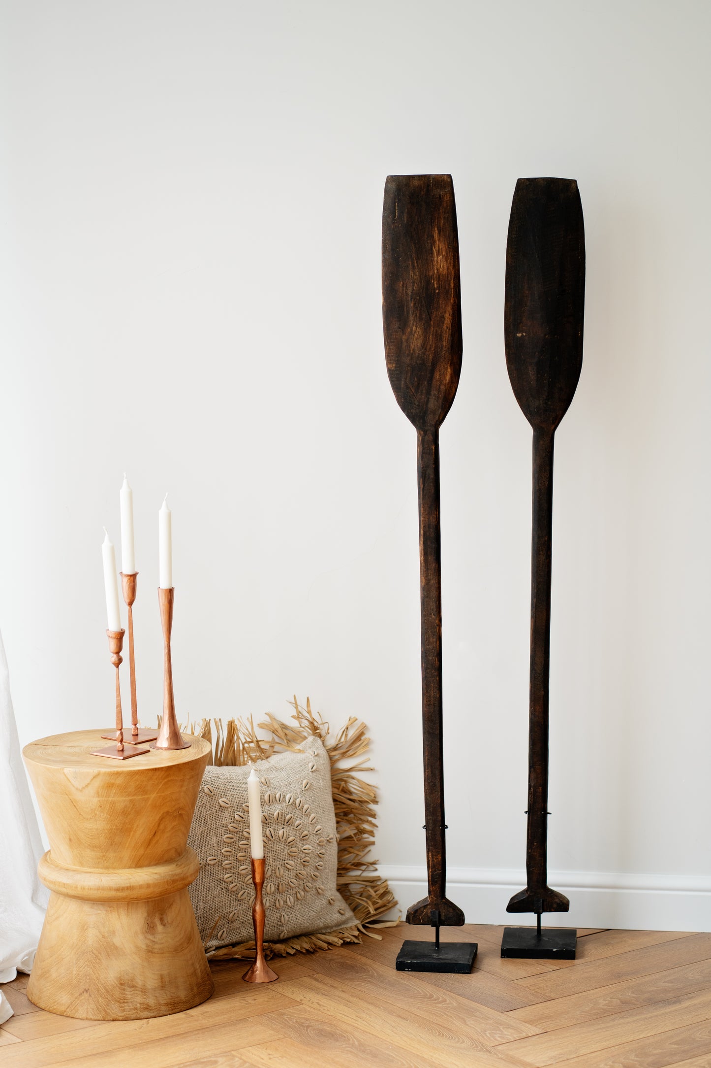 OLD FISHERMANS OAR SET 2