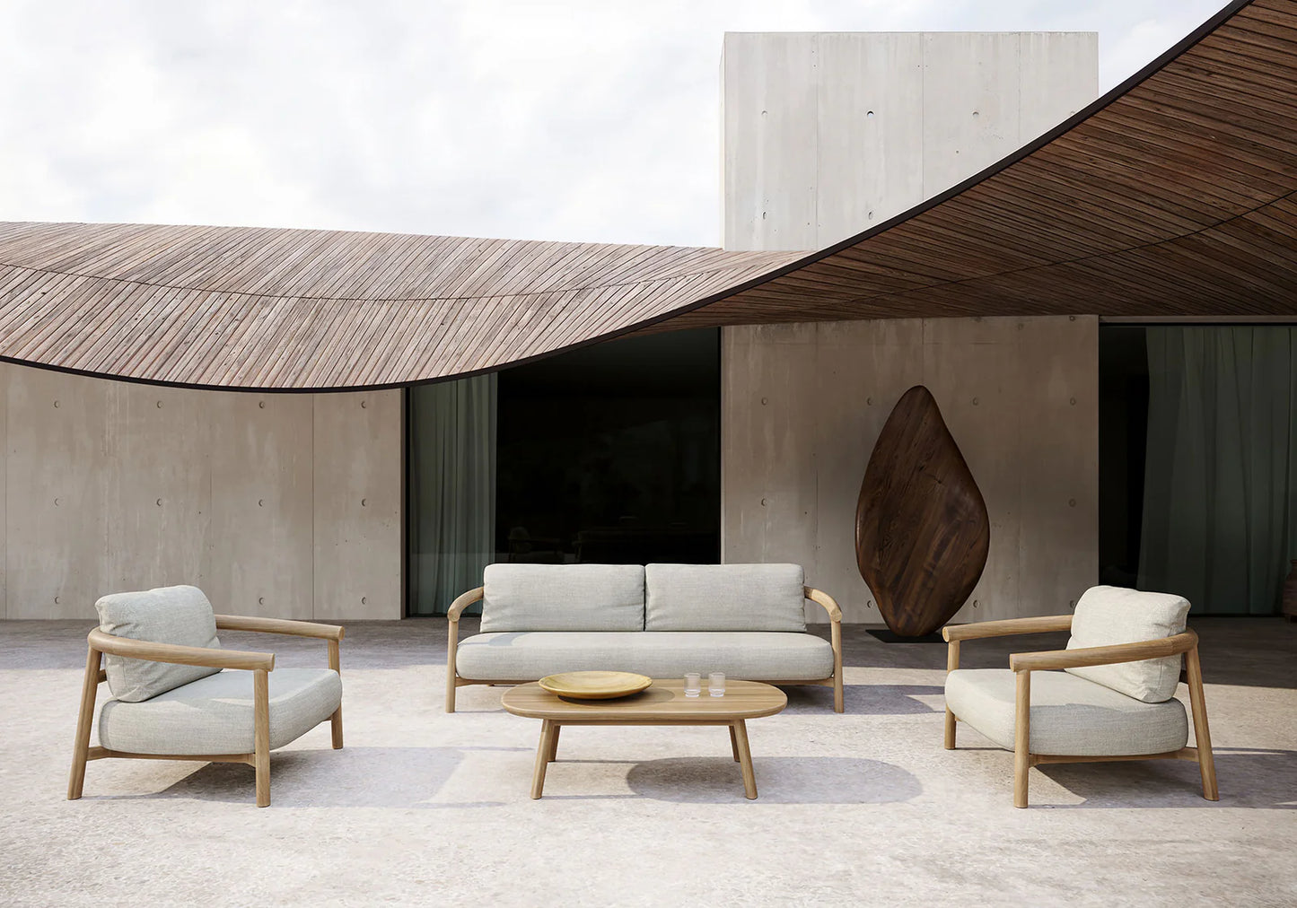 LYORA 3 SEATER LOUNGE SET