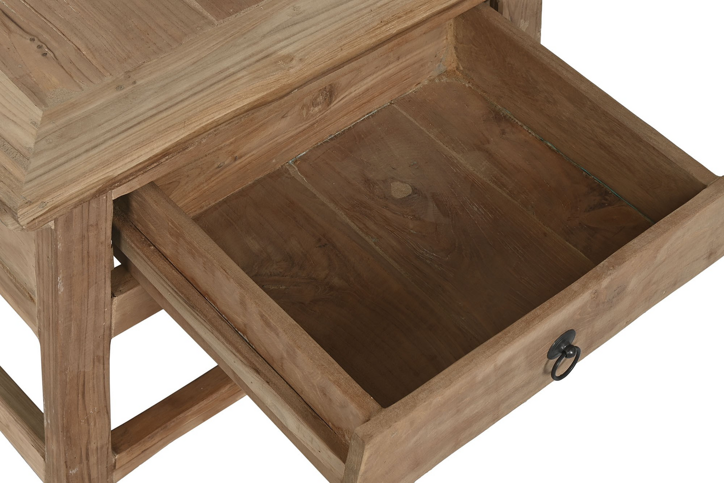 TEAK WOOD BEDSIDE TABLE
