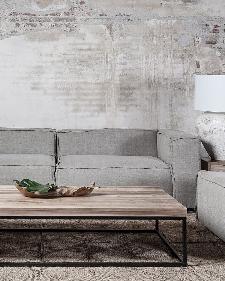 MONKEY NATURAL LINEN SOFA
