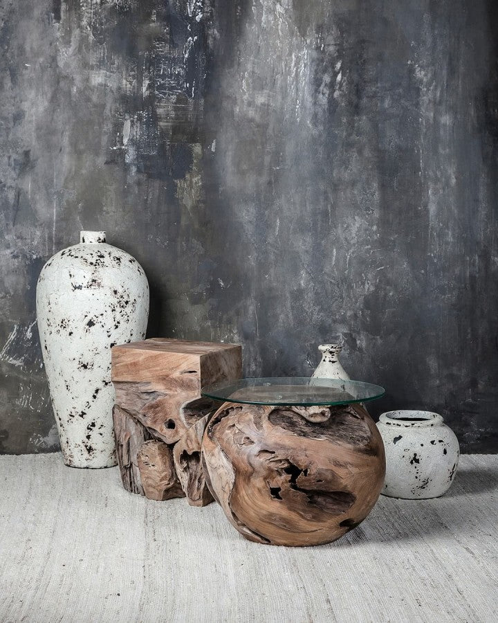 TOOR TEAK STOOL