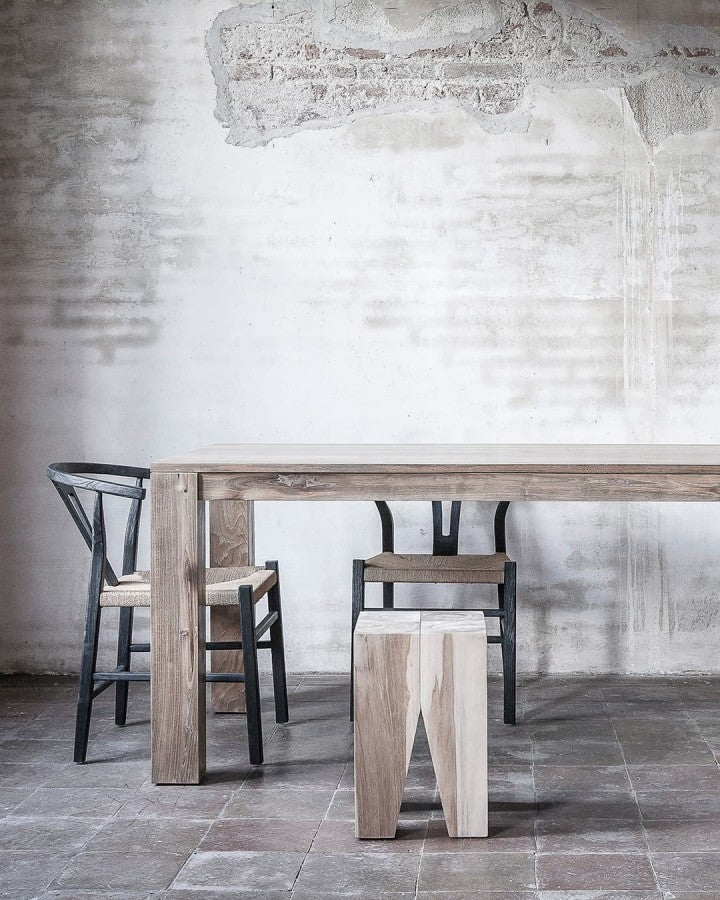 NAT WOOD SIDE TABLE